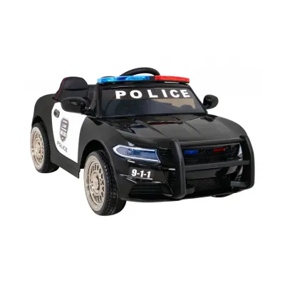 Police 12V Black Lea dječji električni automobil