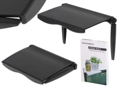 Univerzalna polica za TV i monitore crna 15,5 cm