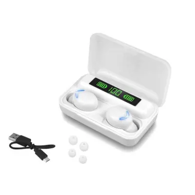 Bluetooth slušalice na uho s power bankom i LCD zaslonom