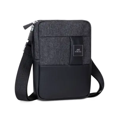 Torba RivaCase 8" Lantau 8810 Black Melange Crossbody bag for Tablets