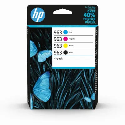 HP 6ZC70AE set tinte 963 C+M+Y+BK (CMY za 700 stranica, BK za 1000 stranica)