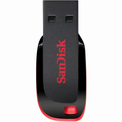 SanDisk 64GB Cruzer Blade USB-A 2.0 USB stick (crvena)