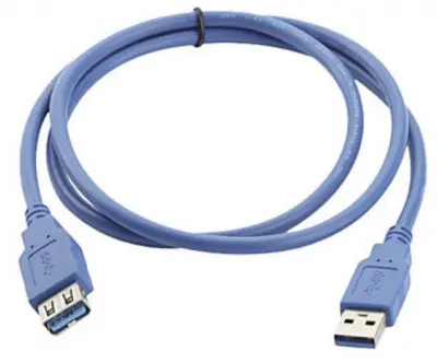 Manhattan kabel USB 3.2,USB-A M/Ž, 2m, plavi
