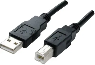 Manhattan kabel USB2.0 AM/BM, za printer,1.8m,crni