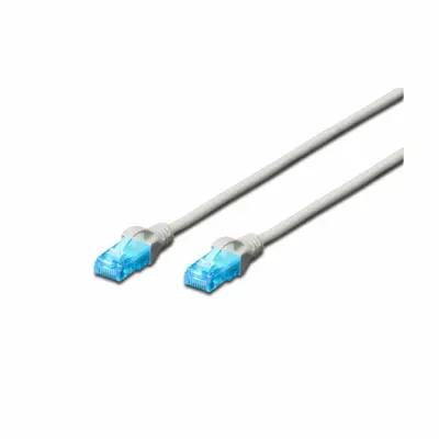 UTP Cat 5e patch kabel 0,50 m RJ45 10/100 Digitus - sivi (DK-1511-005)