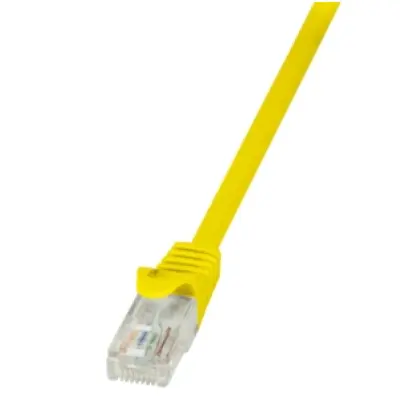UTP Cat 6 patch kabel 0,50 m RJ45 1 Gbit LogiLink - žuta (CP2027U)