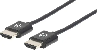Manhattan kabel slim HDMI M/M, 4K@60Hz,eth,3m,crni