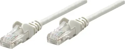 Intellinet Cat5e, CCA, U/UTP, PVC, RJ45,7.5m, sivi