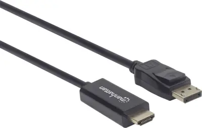 Manhattan kabel DisplayPort to HDMI M/M,1080p,1.8m
