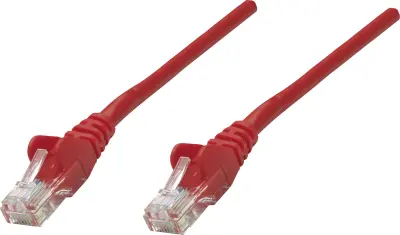 Intellinet Cat6, CCA, U/UTP,PVC, RJ45,0.5m, crveni