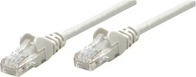 Intellinet Cat6, CCA, U/UTP, PVC, RJ45, 2m, sivi