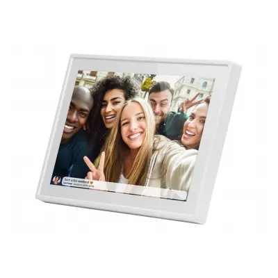 Braun Phototechnik DigiFrame 1019 WiFi digitalni fotookvir bijele boje, 25,7 cm (10,1 inča) EEK: C (A - G) 1280 x 800 piksela 16 GB bijeli