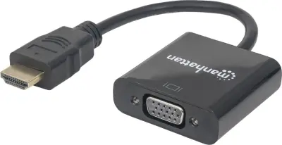 Manhattan adapter HDMI M na VGA Ž, crni