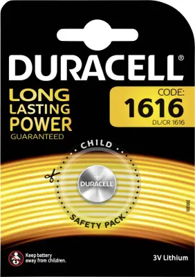 Baterije Duracell Lithium CR1616 B1