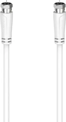 Antenski kabel SAT 90dB F-F Bijeli 5.0m Bijela
