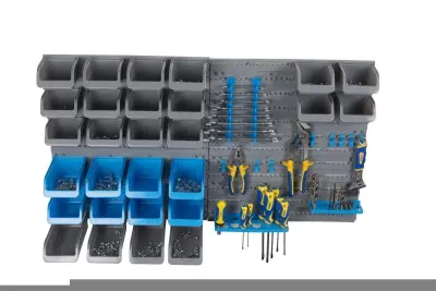 100 x 54 cm PVC zidna ladica - organizator od 43 dijela