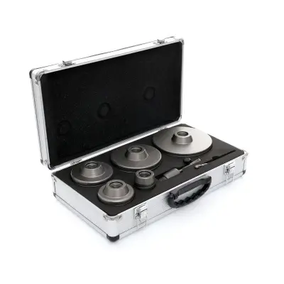 7-dijelni set dijamantnih krunskih pila SDS plus + aluminijsko kućište 40-125mm