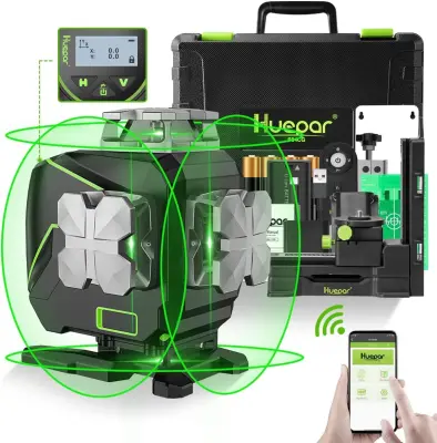 S04CG PRO16 linijski građevinski laserski nivelir Bluetooth + daljinski upravljač