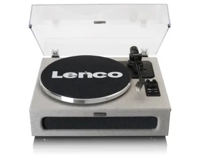 Gramofon LENCO LS-440GY, Bluetooth, RCA izlaz, AUX in, zvučnici 2x 10W + 2x 10W