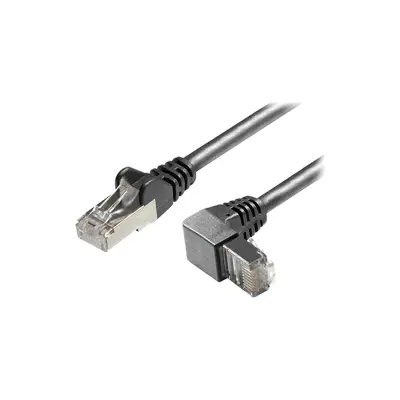 S/FTP CAT6A kutni kabel do konektora 1,5 m crni