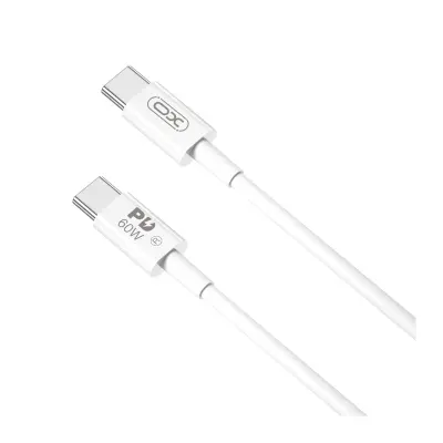 USB-C na USB-C kabel XO NB-Q190B 2 m 60 W bijeli