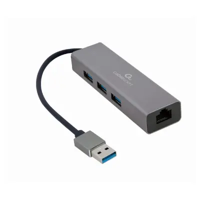 GEMBIRD USB-AM ADAPTER ZA LAN GIGABIT HUB USB 3.0 X3 CRN