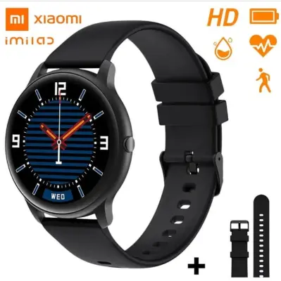 Xiaomi Imilab KW66 pametna sat, crna i dodatna crna narukvica
