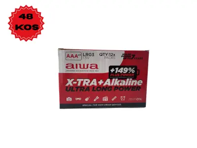 Aiwa baterije LR03 alkalne AAA 1,5 V (4 kom.)