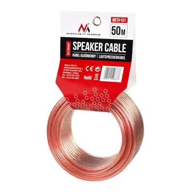 Kabela za zvučnike 2 x 1,5 mm² 50 m MCTV-511