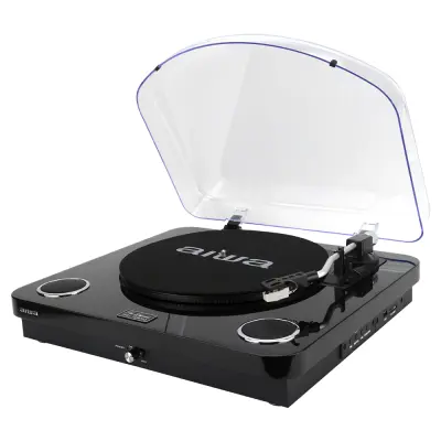 AIWA Hi-Fi Gramofon Crni GBTUR-120BKMKII
