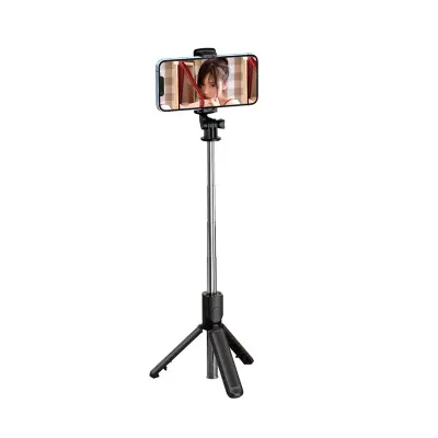 XO BT SS09 selfie štap s tronožcem, crni