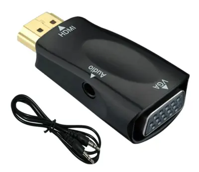 Adapter pretvarač iz HDMI u VGA + audio AUX kabel 2