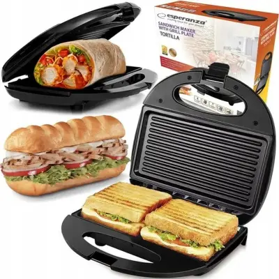 Toster od 1000 W za sendviče i tortilje