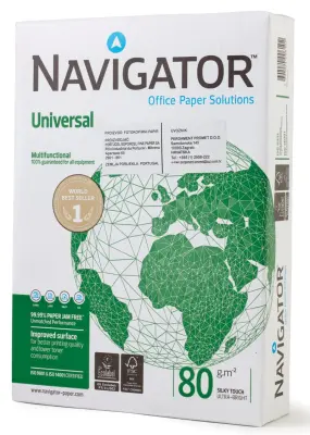 Navigator A3 papir za fotokopiranje 80 g/m², 500 listova