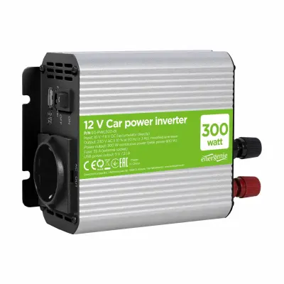 Energenie 12/220V 300W pretvarač napona EG-PWC300-01