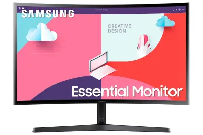 Monitor 27" Samsung 27C366, VA, FHD, Zakrivljen