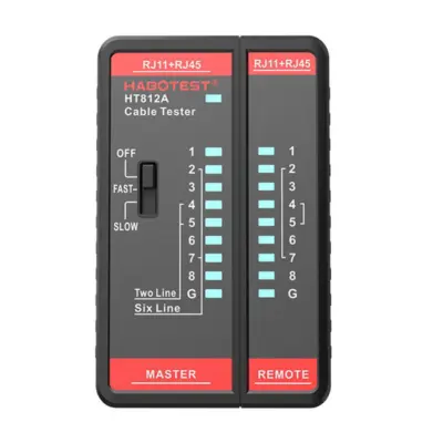 HT812A tester UTP mrežnog kabela RJ45/RJ14/RJ12/RJ9