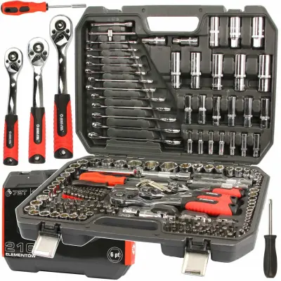 Set ručnih nasadnih ključeva gedor CrV 216