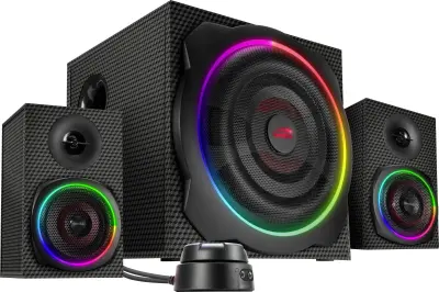 SpeedLink SL-830100-BK 2.1 zvučnik za računalo Bluetooth®, žičana veza, USB 60 W, crna