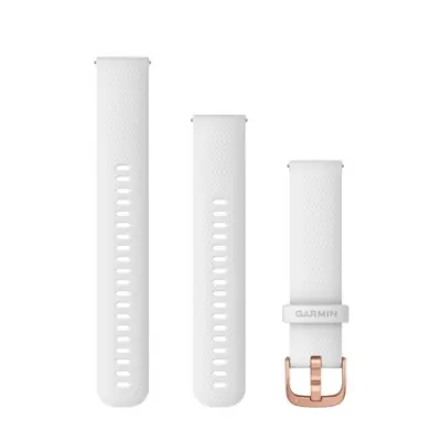 Zamjenski remen Garmin za vivomove3S/3/Style 20mm - White (RoseGold kopča)