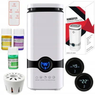220V LED difuzor 4L LCD touch + eterična ulja i daljinski upravljač