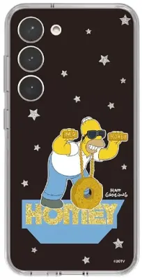 Pozadina za zaštitnu masku s okvirom Simpsons za Samsung Galaxy S23 crna GP-TOS911SBBYW
