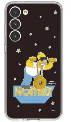 Pozadina za zaštitnu masku s okvirom Simpsons za Samsung galaxy S23+ crna GP-TOS916SBBYW