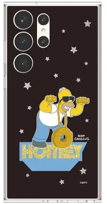 Pozadina za zaštitnu masku s okvirom Simpsons za Samsung Galaxy S23 Ultra crna GP-TOS918SBBYW