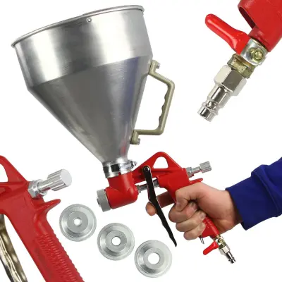 Molerski pištolj za nanošenje teksture s aluminijskim lijevkom od 5L