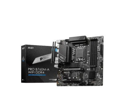 MSI PRO B760M-A WiFi DDR4 matična ploča