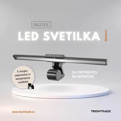 Digitus LED lampa, nosač za monitor DA-90415