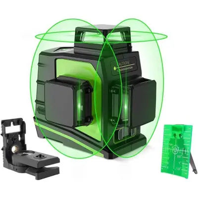 GF360G 12-linijski zeleni laserski nivelir + baterija POSEBNA PONUDA