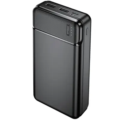 Prijenosna baterija 20000mAh 2 USB izlaza 2.4A Kompaktna Maxlife Crna