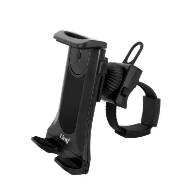 Nosač Telefon / Tablet Upravljač Pričvršćivanje Narukvicom Rotacija 360° LinQ Crni